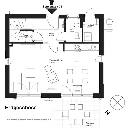 Sonnenweg 32 Feriehus